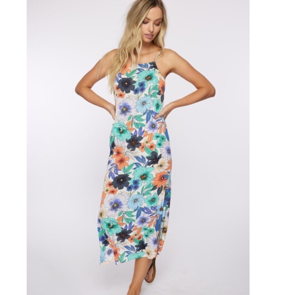 ONEIL Bayleigh FLORAL MIDI DRESS - S - Picture 5 of 14